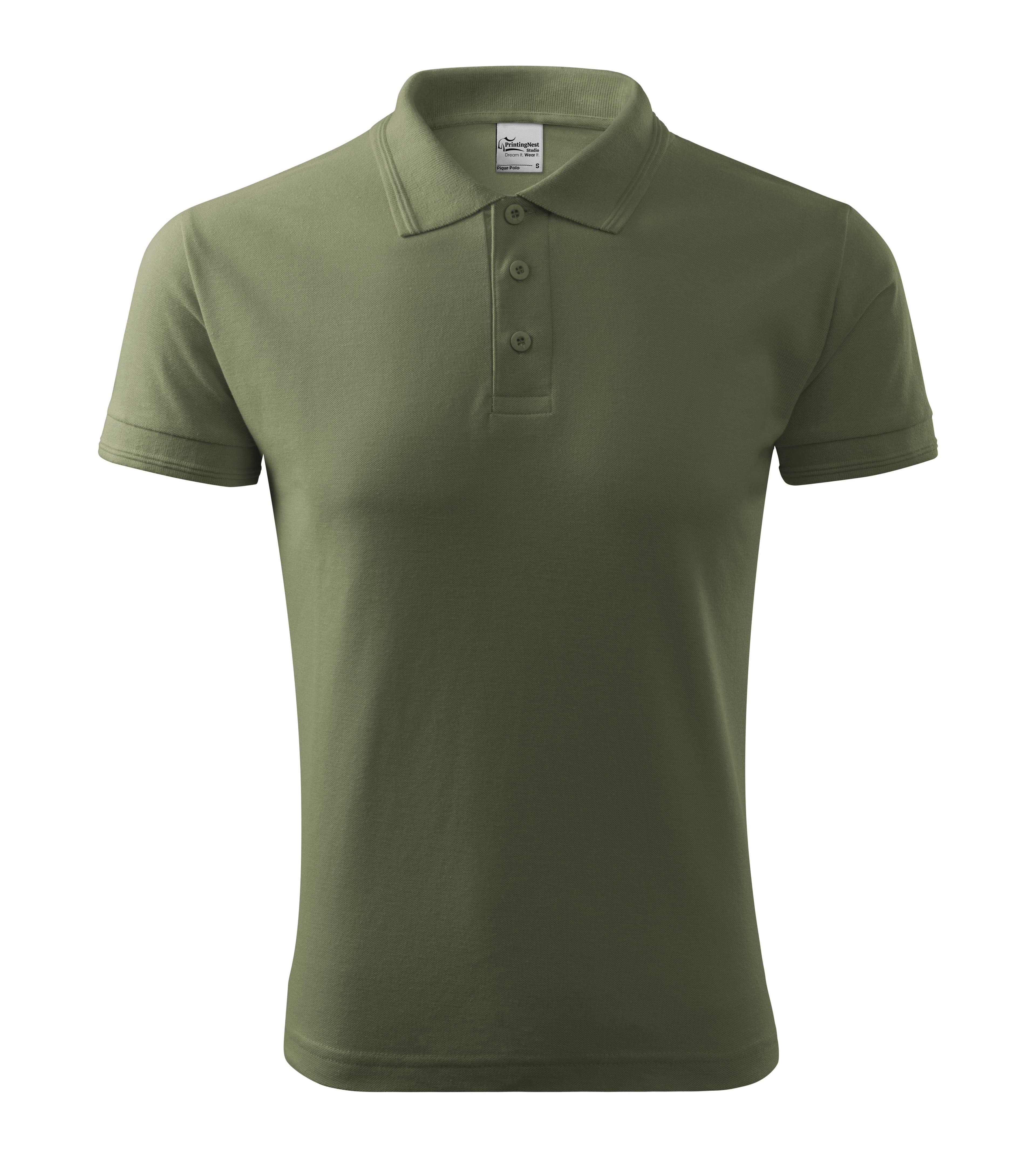Solvante - Poloshirt heren 65% katoen 35% polyester FREE - F03 in Khaki