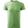 BASIC T-shirt heren 100% katoen siliconen finish - 129 - glass green