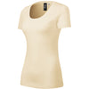 T-shirt dames 100% merinowol - 158 - almond
