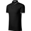 Pyroxen - Polo men's 95 % cotton 5% elastane - 251 - Black