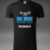 Gym Fitness motiverend T-shirt (spiegeleffect) - zwart 4 - Black
