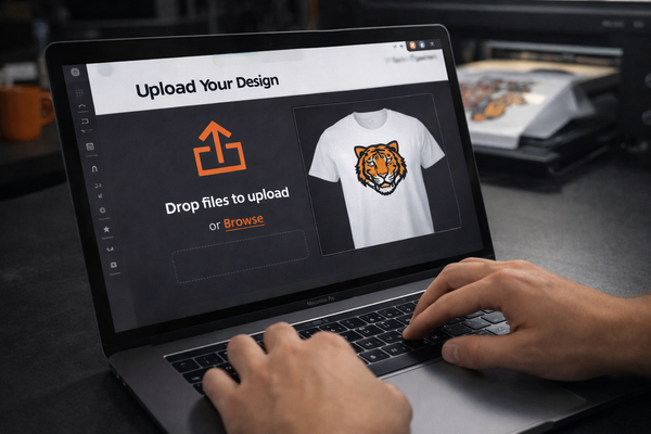 Upload je ontwerp