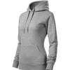 Solene - Sweatshirt women's 65% cotton 35% polyester - F14 - Dark gray melange