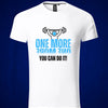 Gym Fitness motiverend T-shirt (spiegeleffect) - wit 4 - White