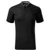 Poloshirt heren 100% katoen (bomberkraag) LPF - Black