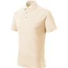 Klassiek poloshirt heren biologisch katoen  - almond