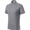 Klassiek poloshirt heren biologisch katoen  - antique silver