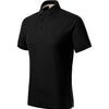 Klassiek poloshirt heren biologisch katoen  - Black