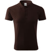 Klassiek poloshirt heren (katoen, polyester) - Cofee