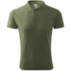 Klassiek poloshirt heren (katoen, polyester) - khaki
