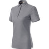 PREMIUM Poloshirt dames Biologisch katoen  - antique silver