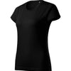 AeroLuxe - T-shirt women's 100% cotton FREE - F34 - Black