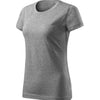 AeroLuxe - T-shirt women's 100% cotton FREE - F34 - Dark gray melange