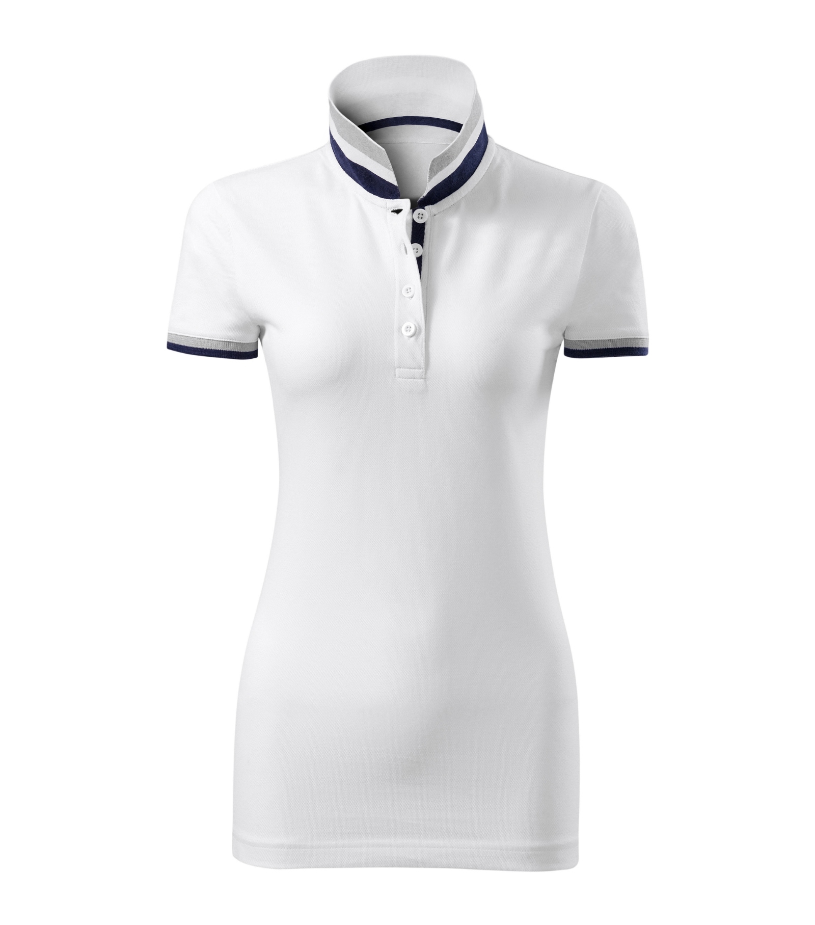 Alder Peak - Poloshirt dames 100% katoen - 257, wit, maat XS