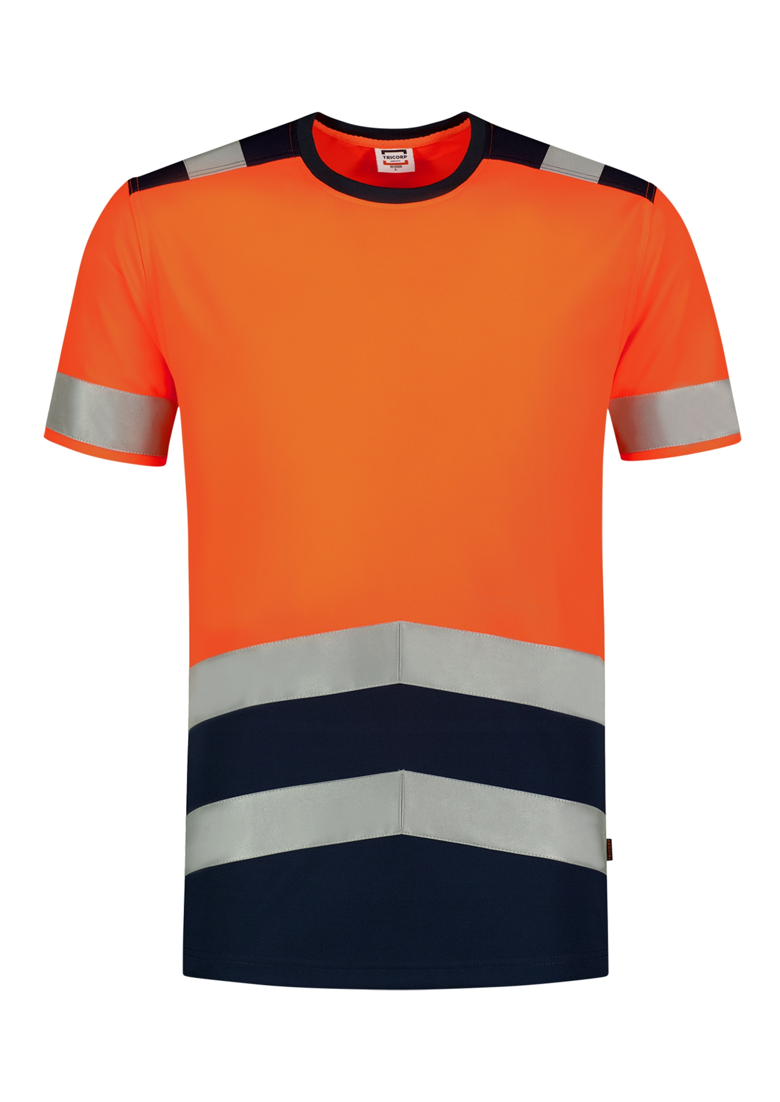 Aster Harbor - T-shirt met hoge zichtbaarheid unisex 100% polyester Cooldry - T01, fluorescerend Oranje, maat S