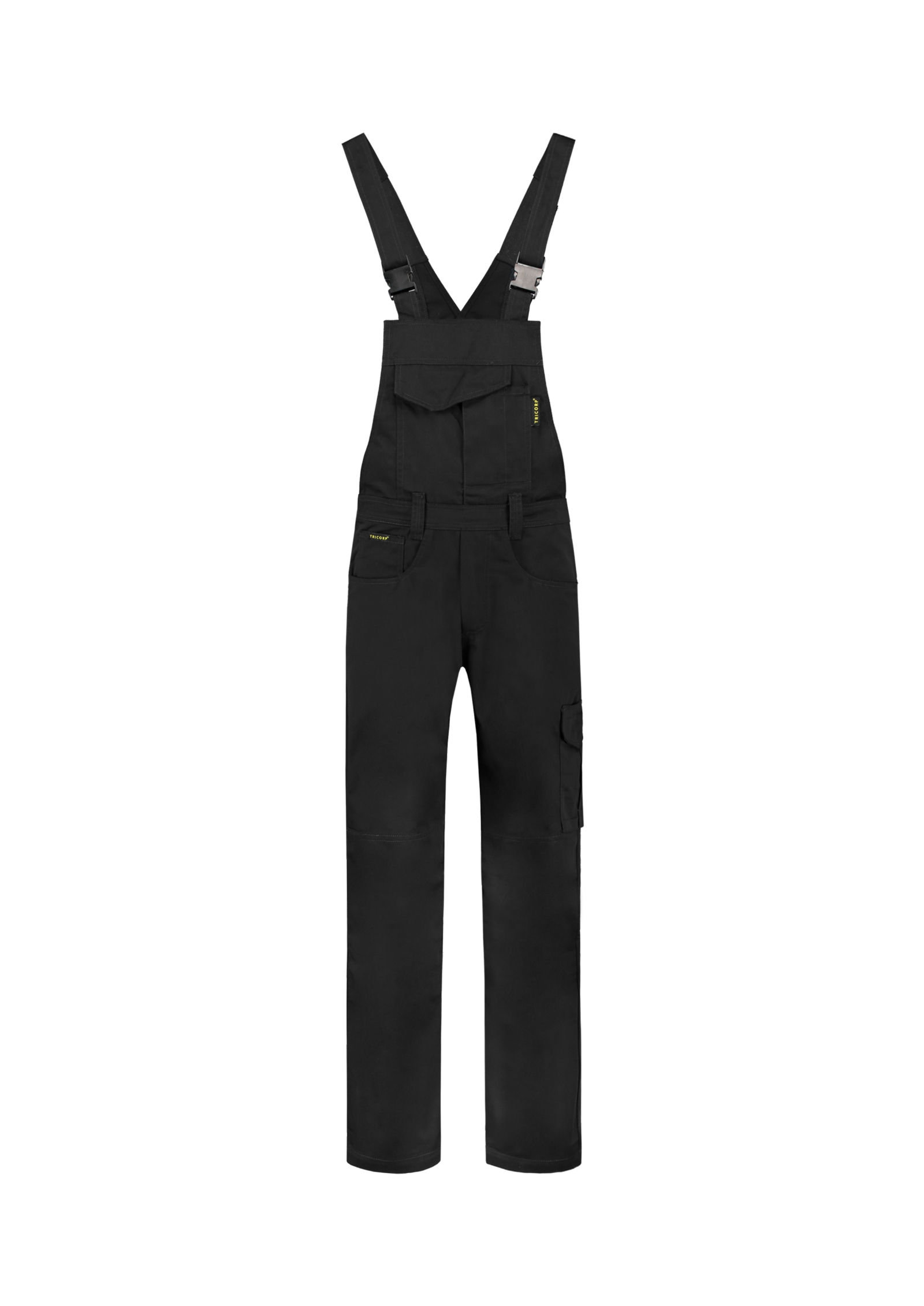Zephyr Sphere - Werkbroek met bretels unisex 65% polyester, 35% katoen - T66, Zwart, maat S