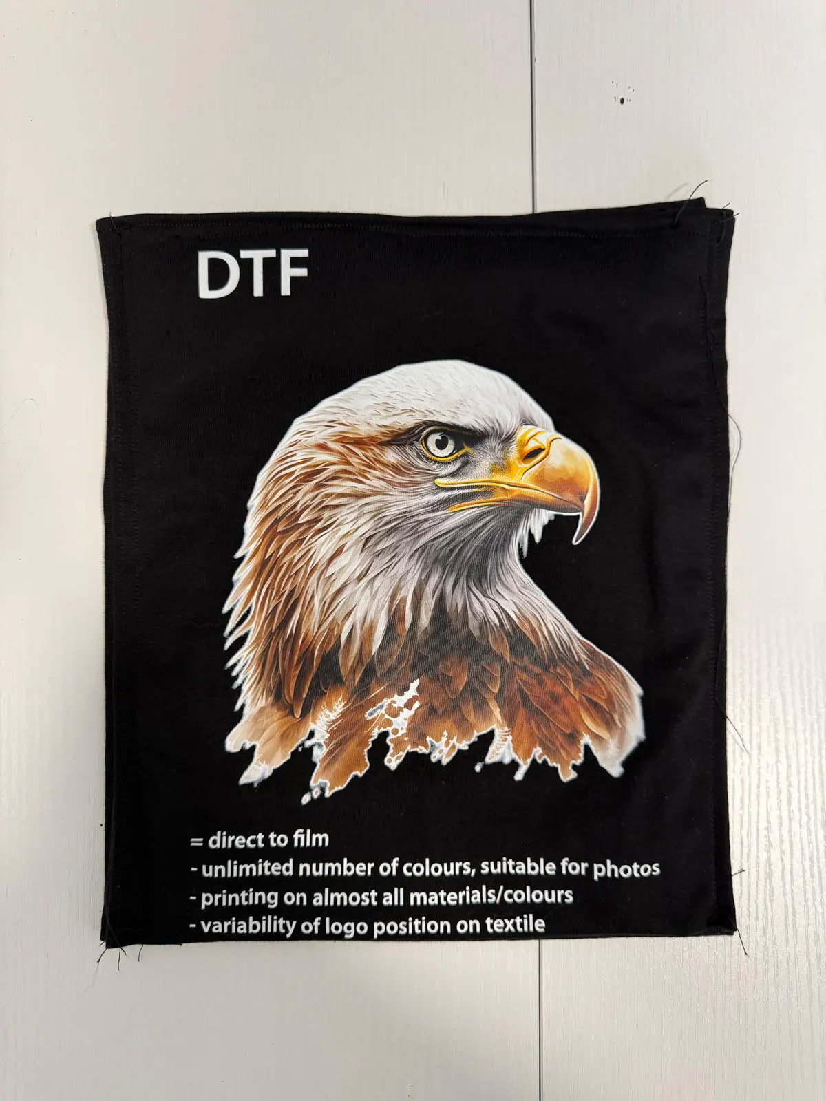 Echte voorbeelden van DTF-prints