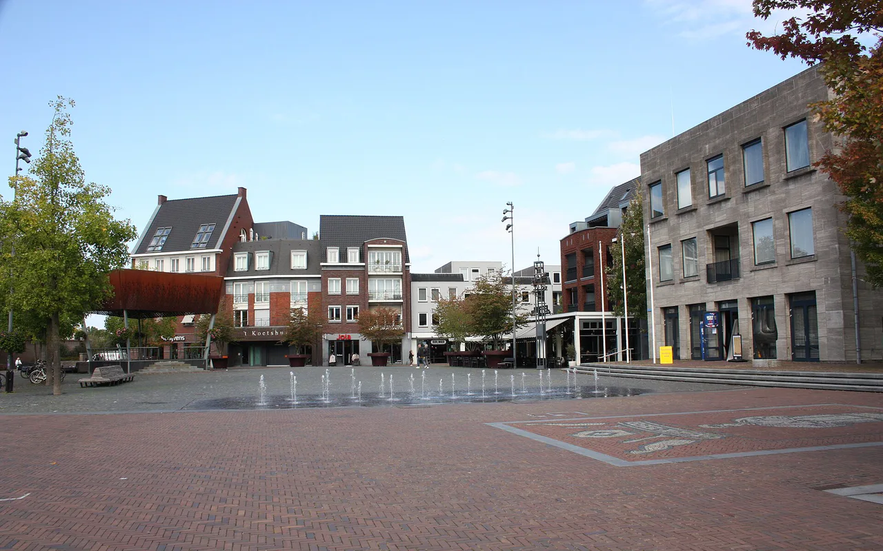 Stadsbeeld van Best