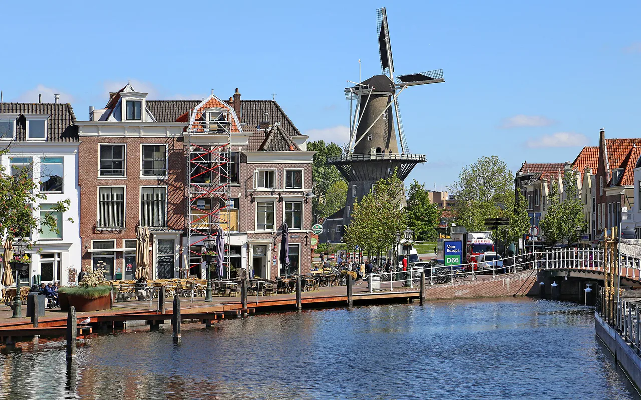 Cityscape of Leiden